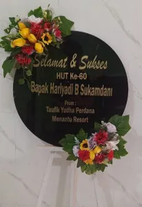 Papan Akrilik Ucapan Ulang Tahun Kabupaten Cilacap